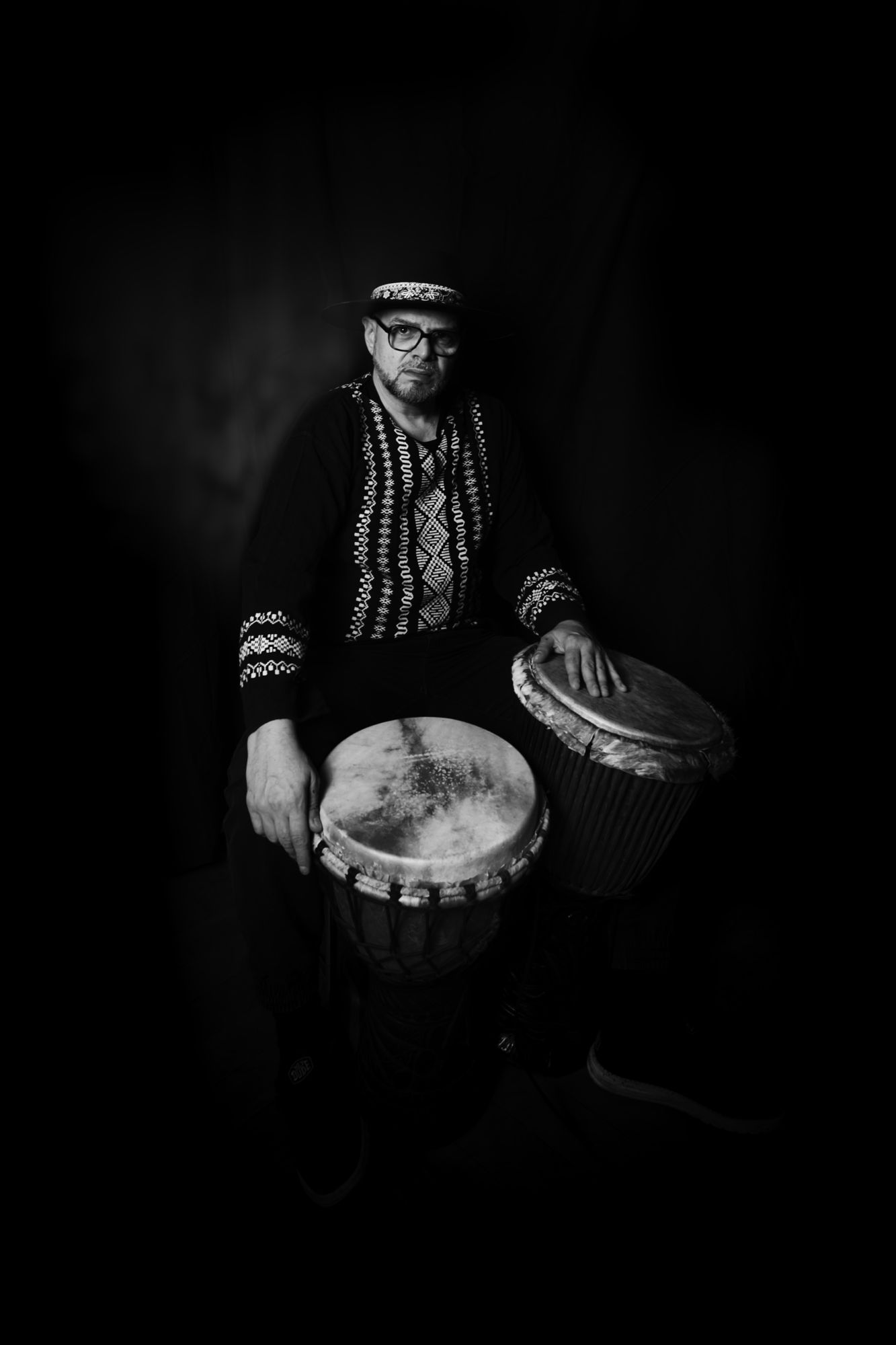 Master M with two drums